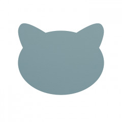 ADJ Плейсмат детский Cat, 42x35 см., цвет: небесный/эвкалипт