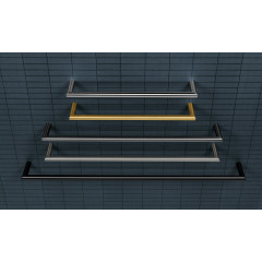 Colombo Mini Полотенцедержатель 46cм, цвет: чёрный матовый