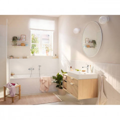 Hansgrohe Rebris S Смеситель для ванны, настенный, цвет: хром