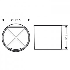 Hansgrohe Planet Edition Стакан, цвет: песок