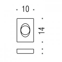Colombo Complementi Диспенсер для санитарных пакетов, 10х14см., цвет: хром