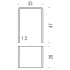 Colombo Hotel Collection Табурет пластиковый, напольный, цвет: прозрачный