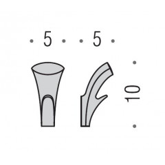 Colombo Link Крючок AR27, цвет: хром