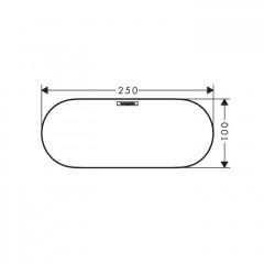 Hansgrohe WallStoris Крышка для корзины, цвет: матовый черный