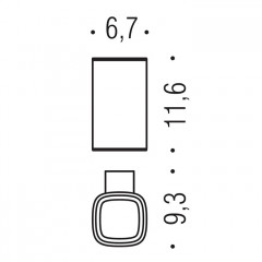 Colombo Trenta Дозатор для жидкого мыла, подвесной, цвет: хром