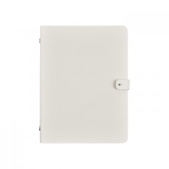 ADJ Блокнот А5, 16,5x25 см., цвет: белый/панна котта