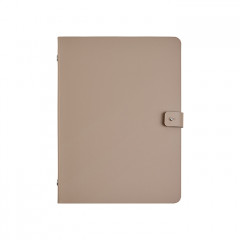 ADJ Блокнот А5, 16,5x25 см., цвет: капучино/шоколад