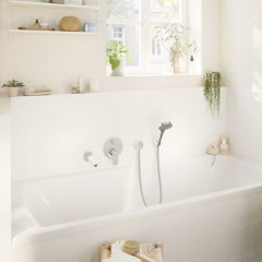 Hansgrohe Rebris S Смеситель для ванны, встраиваемый, цвет: хром