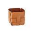 Colombo Adj Корзинка Mini Bottega, 12x12H13 см, цвет: коньяк/бордо