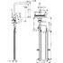 Hansgrohe Aquno Select M81 Смеситель для кухни, 1 отв., с вытяжным душем, sBox, цвет: хром