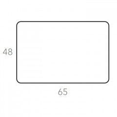 ADJ Плейсмат для рабочего стола, 48x65 см., цвет: небесный/эвкалипт