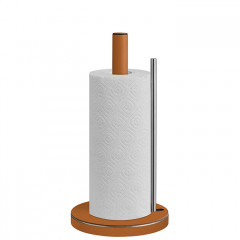 ADJ Держатель для кухонных рулонов, 16х35 см., цвет: коньяк/бордо