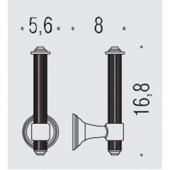 Colombo Hermitage Держатель для запасных рулонов, цвет: PVD золото
