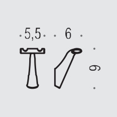 Colombo Land Крючок CD67, цвет: хром