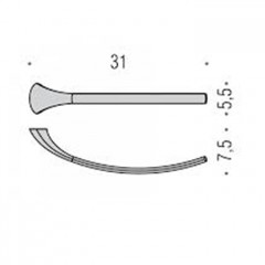 Colombo Link Полотенцедержатель 31см, цвет: хром