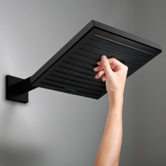 Hansgrohe Pulsify E Держатель верхнего душа 39см., настенный, цвет: черный матовый