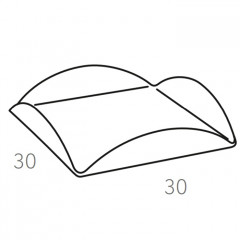 Colombo Adj Подставка для сервировки настольная, 30x30 см , цвет: капучино/шоколад