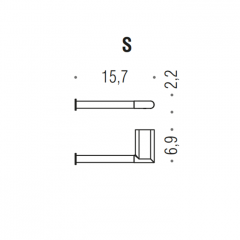 Colombo Mini Держатель для туалетной бумаги, SX, цвет: хром