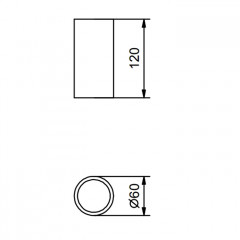 Fantini Young Стакан настольный, цвет Matt British Gold PVD