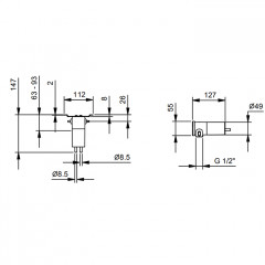 Fantini Внутренняя часть для смесителя 8114B,8115B