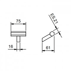 Fantini Venezia Крючок , цвет: золото плюс