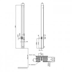 Fantini Milano Внутренняя часть для душевой стойки H001,5042B,