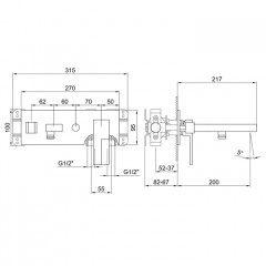 Fantini AR/38 Ручка для смесителя, цвет: хром-хром