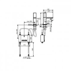 Fantini Milano Электронный смеситель для раковины на 1 отверстие, цвет: хром