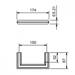 Fantini Venezia Держатель туалетной бумаги , цвет: Matt Gun Metal PVD