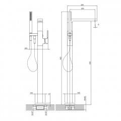 Fantini AR/38 Ручка для смесителя, цвет: хром-хром