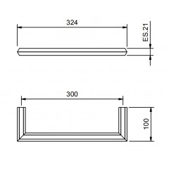 Fantini Venezia Полотенцедержатель 300мм, цвет: хром
