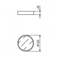 Fantini Young Мыльница, цвет Matt British Gold PVD