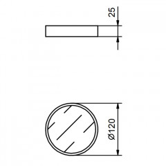 Fantini Young Мыльница, цвет Matt Copper PVD