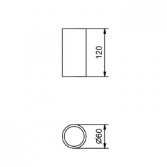 Fantini Young Стакан настольный, цвет хром