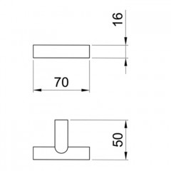 Fantini Young Крючок , цвет: Matt British Gold PVD