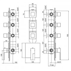 Fantini AR/38 Ручка для смесителя, цвет: хром-хром