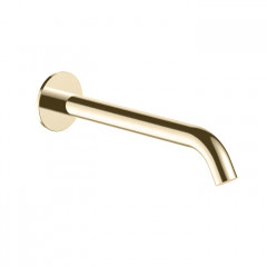Fantini Nostromo Излив для ванны, настенный, цвет Matt British Gold PVD