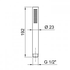 FANTINI I Mare Ручной душ, цвет белый матовый