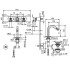 Fantini Venezia Смеситель для биде, 1 отв., с донным клапаном, излив 120мм, цвет: Matt Copper PVD
