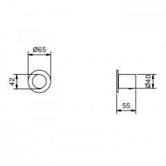 FANTINI Nostromo Запорный вентильь, цвет хром