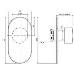 Fima Carlo Frattini So Смеситель для раковины, встраиваемый, цвет: хром