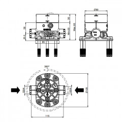 FIMA|Carlo Frattini Внутренняя часть напольного смесителя