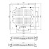FIMA|Carlo Frattini Wellness Верхний душ Harmonia 950x950мм, встраиваемый, 3 режима: дождь, 8 форсунок, 2 каскада; Bluetooth,хромотерапия LED, цв хром