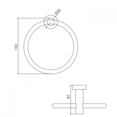FIMA|Carlo Frattini Rotola Полотенцедержатель-кольцо, цвет хром
