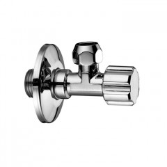 Fima Carlo Frattini, Bathroom Sottolavabo, Вентиль, 1/2" x 3/8", с фильтром, регулировкой и выводом диаметр 3/8" 10, хромированный