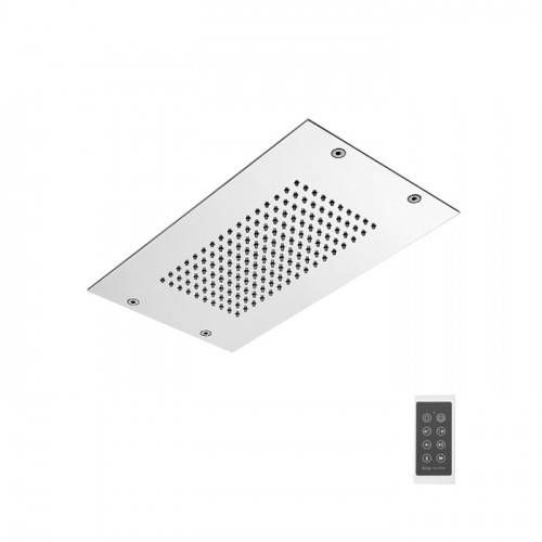 FIMA|Carlo Frattini Wellness Верхний душ Modular 350х200 мм., встраиваемый в потолок, LED подсветка для хромотерапии с 8 цветами, цвет хром