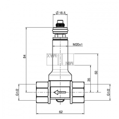 FIMA|Carlo Frattini Встраиваемая часть настенного двухвентильного смесителя для раковины