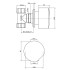 Fima Carlo Frattini So Запорный вентиль 1/2", цвет: чёрный матовый