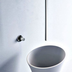 FIMA|Carlo Frattini Nomos go Смеситель для раковины встроенный, с потолочным изливом 1300-1600 мм., внешняя часть, цвет хром