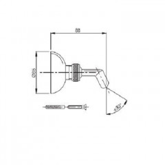 FIMA|Carlo Frattini Wellness Держатель ручного душа, цвет хром